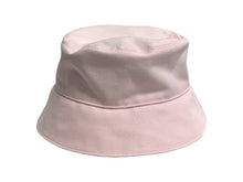 画像をギャラリービューアに読み込む, 新品同様 FENDI フェンディ ロゴ付き バケットハット ピンク コットン サイズM FXQ801 中古 66800