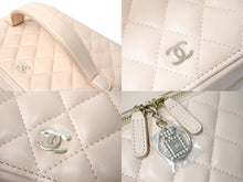画像をギャラリービューアに読み込む, 新品同様 CHANEL シャネル ココマーク バニティバッグ ハンドバッグ キルティング 31番台 レザー ベージュ ゴールド金具 中古 66804