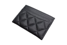 Load image into Gallery viewer, 新品同様 CHANEL シャネル カードケース ココマーク キャビアスキン シリアルランダム ブラック ゴールド金具 中古 66809