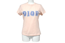 Load image into Gallery viewer, ChristianDior クリスチャンディオール 半袖Tシャツ デニムロゴ トップス 3P16155024 ピンクベージュ サイズ40 美品 中古 66820