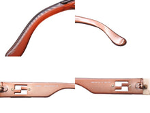 画像をギャラリービューアに読み込む, FENDI フェンディ サングラス SL7131 51 COL.H16 サイドロゴ ブラウン ゴールド イタリア製 美品 中古 66824