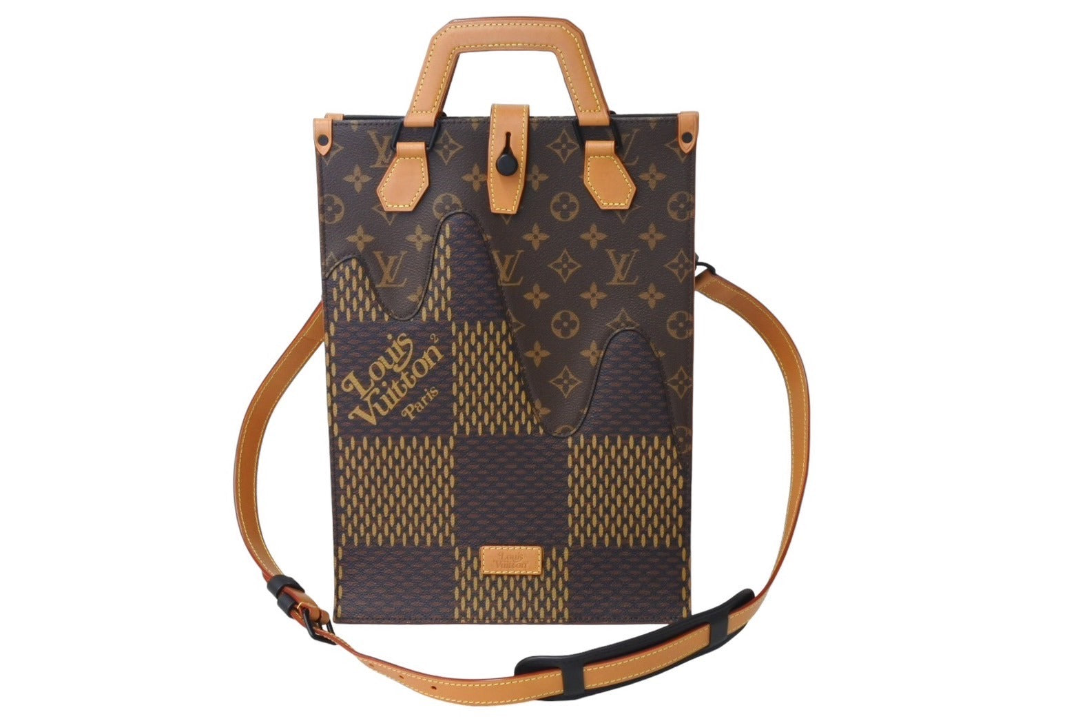 極美品 LOUIS VUITTON ルイヴィトン × NIGO ニゴ― ダミエ ジャイアント モノグラム 2WAY トートバッグ N40355 中古  66831 – Casanova Vintage