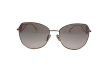 画像をギャラリービューアに読み込む, 極美品 PRADA プラダ サングラス ZVN-3D0 サイドロゴ トライアングルロゴ サイズ57□18 ZVN-3D0 シルバー 中古 66835