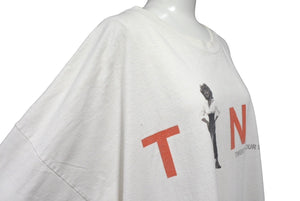 TINA TURNER ティナ ターナー 半袖Tシャツ カットソー トップス ホワイト 美品 中古 66836