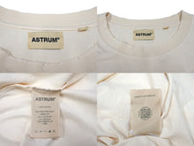 Load image into Gallery viewer, ASTRUM アストルム 半袖Tシャツ ダメージTシャツ トップス クルーネック コットン サイズXXL ベージュ 美品 中古 66837