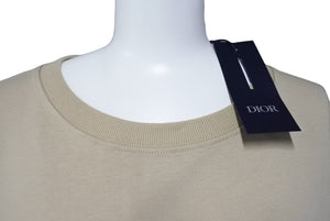 新品同様 Dior ディオール CD アイコン T シャツ 半袖Ｔシャツ ベージュ コットン サイズXXL 943J605F0554 中古 66838