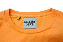 画像をギャラリービューアに読み込む, GALLERY DEPT ギャラリーデプト FRENCH COLLECTOR L/S TEE バック プリント 長袖Ｔシャツ オレンジ コットン サイズXL 美品 中古 66839
