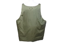 画像をギャラリービューアに読み込む, 新品同様 PRADA プラダ パテッド ナイロン ダウンベスト 23AW カーキ オレンジ サイズXXXL SGC386 S232 1WQ8 オーダー 中古 66842