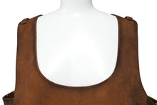 画像をギャラリービューアに読み込む, 新品同様 PRADA プラダ ロングスエード アウター ブラウン サイズ52 UPC204 S232 1V97 ラムスキン オーダー 中古 66844