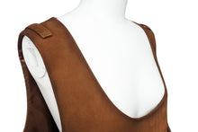 画像をギャラリービューアに読み込む, 新品同様 PRADA プラダ ロングスエード アウター ブラウン サイズ52 UPC204 S232 1V97 ラムスキン オーダー 中古 66844