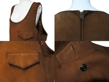 画像をギャラリービューアに読み込む, 新品同様 PRADA プラダ ロングスエード アウター ブラウン サイズ52 UPC204 S232 1V97 ラムスキン オーダー 中古 66844