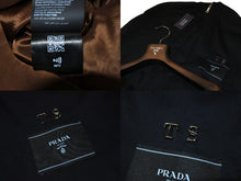 画像をギャラリービューアに読み込む, 新品同様 PRADA プラダ ロングスエード アウター ブラウン サイズ52 UPC204 S232 1V97 ラムスキン オーダー 中古 66844