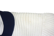 画像をギャラリービューアに読み込む, Sacai サカイ カーディガン ホワイト ネイビー ポリエステル 23-06490 サイズ2 美品 中古 66845