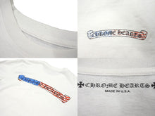 Load image into Gallery viewer, CHROME HEARTS クロムハーツ マッティボーイ 星条旗 アメリカン プリント M Tシャツ ホワイト 2990-304-6091 美品 中古 66851