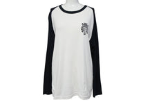 画像をギャラリービューアに読み込む, CHROME HEARTS クロムハーツ OLD Vine Dagger LS Tee 長袖Ｔシャツ サイズL ブラック ホワイト 美品 中古 66853