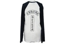 画像をギャラリービューアに読み込む, CHROME HEARTS クロムハーツ OLD Vine Dagger LS Tee 長袖Ｔシャツ サイズL ブラック ホワイト 美品 中古 66853