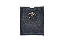 画像をギャラリービューアに読み込む, CHROME HEARTS LA マックスフィールド限定 クロムハーツ カードケース ブラック レザー 美品 中古 66855