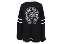 Load image into Gallery viewer, CHROME HEARTS クロムハーツ33 HORSESHOE LOGO LONG SLEEVE TEE ホースシュー ロゴロングスリーブカットソーフットボールT 美品 中古 66858