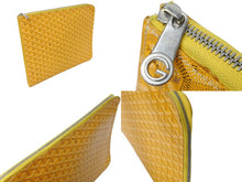 Load image into Gallery viewer, GOYARD ゴヤール ソルボンヌ クラッチバッグ セカンドバッグ ポーチ イエロー PVC レザー ヘリンボーン柄 良品 中古 66867