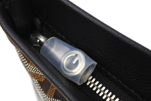 画像をギャラリービューアに読み込む, 新品同様 GOYARD ゴヤール コンティポーチ CONTIPPMLTY01CL01P クラッチバッグ ブラック PVC レザー シルバー金具 中古 66868