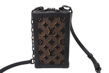 画像をギャラリービューアに読み込む, 極美品 LOUIS VUITTON ルイヴィトン ショルダーバッグ タフタージュ ヴァーティカル ソフトトランク ブラウン M45044 中古 66869
