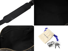 画像をギャラリービューアに読み込む, 新品同様 LOUIS VUITTON ルイヴィトン エクリプス キーポル バンドリエール45 ボストンバッグ M40569 シルバー金具 ブラック 中古 66871