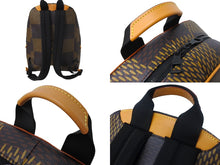 画像をギャラリービューアに読み込む, 極美品 LOUIS VUITTON ルイヴィトン NIGO バックパック N40380 モノグラム ダミエ ジャイアント LVスクエアード 中古 66872