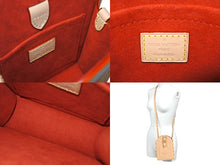 Load image into Gallery viewer, 極美品 LOUIS VUITTON ルイヴィトン ネームタグ XL クラッチ ショルダーバッグ M82225 レザー ゴールド金具 ベージュ 中古 66876