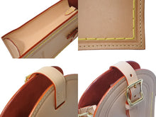 Load image into Gallery viewer, 極美品 LOUIS VUITTON ルイヴィトン ネームタグ XL クラッチ ショルダーバッグ M82225 レザー ゴールド金具 ベージュ 中古 66876