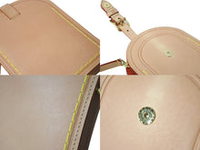 Load image into Gallery viewer, 極美品 LOUIS VUITTON ルイヴィトン ネームタグ XL クラッチ ショルダーバッグ M82225 レザー ゴールド金具 ベージュ 中古 66876