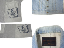 画像をギャラリービューアに読み込む, UNDERCOVERISM アンダーカバーイズム ジャケット PAPER DOLL ドッキングデニムジャケット 2003AW M インディゴ 美品 中古 66881