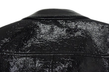 画像をギャラリービューアに読み込む, Courreges クレージュ シャイニービニール ジャケット ブラック サイズ 50 ITI6NR9CSRQI 美品 中古 66884