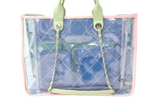 Load image into Gallery viewer, CHANEL シャネル ハンドバック ビニール ココマーク マルチカラー シルバー金具 25番台 美品 中古 66885