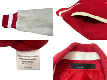 Load image into Gallery viewer, SLOWBUCKS スロウバックス スタジャン サイズM ポリエステル ウール レザー ワッペン 刺繍デザイン ジュエルズサンタナ 美品 中古 66886