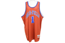 画像をギャラリービューアに読み込む, Mitchell&amp;Ness ROCAFELLA JAY-Z ジャージ タンクトップ ノースリーブ ユニフォーム 2003枚限定 サイズ 56 オレンジ 美品 中古 66889