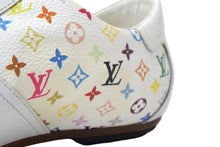 Load image into Gallery viewer, LOUIS VUITTON ルイヴィトン ローカット スニーカー モノグラム マルチカラー 36 ホワイト レザー 良品 中古 66891
