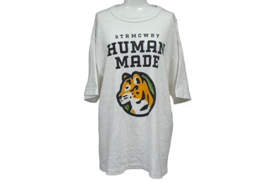 HUMAN MADE ヒューマンメード 半袖Ｔシャツ HUMAN MADE TIGER T-SHIRT 23SS タイガー 虎 Lサイズ ホワイト 美品 中古 66896