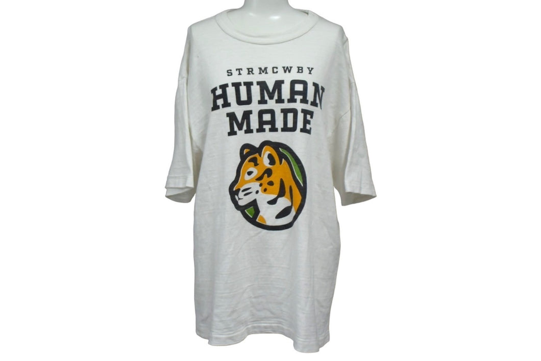 HUMAN MADE ヒューマンメード 半袖Ｔシャツ HUMAN MADE TIGER T-SHIRT 23SS タイガー 虎 Lサイズ ホワイト  美品 中古 66896 – Casanova Vintage