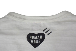 HUMAN MADE ヒューマンメード 半袖Ｔシャツ HUMAN MADE TIGER T-SHIRT 23SS タイガー 虎 Lサイズ ホワイト 美品 中古 66896