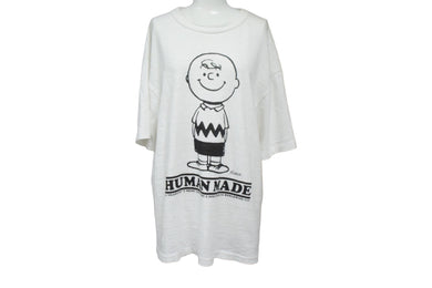 HUMAN MADE ヒューマンメード 半袖Ｔシャツ チャーリーブラウン PEANUTS T-SHIRT 2023 ホワイト Lサイズ コットン 中古 美品 66897