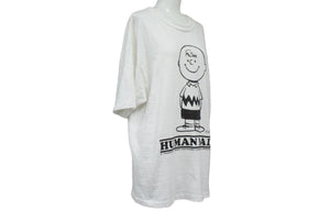 HUMAN MADE ヒューマンメード 半袖Ｔシャツ チャーリーブラウン PEANUTS T-SHIRT 2023 ホワイト Lサイズ コットン 中古 美品 66897