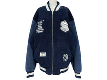 Load image into Gallery viewer, BILLIONAIRE BOYS CLUB ビリオネアボーイズクラブ ボアジャケット BBCJP223X003 サイズL ポリエステル ブルー 刺繍 美品 中古 66899
