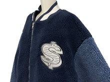 Load image into Gallery viewer, BILLIONAIRE BOYS CLUB ビリオネアボーイズクラブ ボアジャケット BBCJP223X003 サイズL ポリエステル ブルー 刺繍 美品 中古 66899