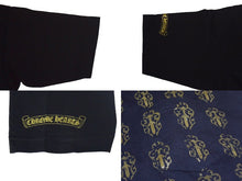 Load image into Gallery viewer, 極美品 CHROME HEARTS クロムハーツ 半袖Ｔシャツ サイズS ダガープリント BSフレア コットン ブラック ゴールド 中古 66919