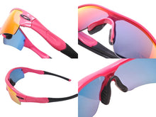 Load image into Gallery viewer, OAKLEY オークリー プリズムレーダー スポーツサングラス グラデーション プラスチック ゴム ピンク ブラック 美品 中古 66930