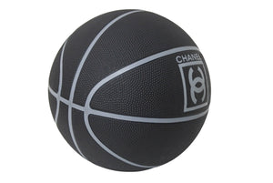 極美品 CHANEL シャネル スポーツライン BASKETBALL バスケットボール ココマーク ブラック グレー 中古 66932