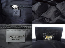 Load image into Gallery viewer, 極美品 CHANEL シャネル ヴィンテージ スポーツライン ショルダーバッグ 10番台 ラメ ジャガード グレー ブラック 中古 66934