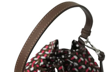 画像をギャラリービューアに読み込む, 極美品 PRADA プラダ ハンドバッグ 1N1864 巾着 ミニバッグ 総柄 マルチカラー ナイロン 中古 66945