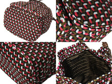 画像をギャラリービューアに読み込む, 極美品 PRADA プラダ ハンドバッグ 1N1864 巾着 ミニバッグ 総柄 マルチカラー ナイロン 中古 66945