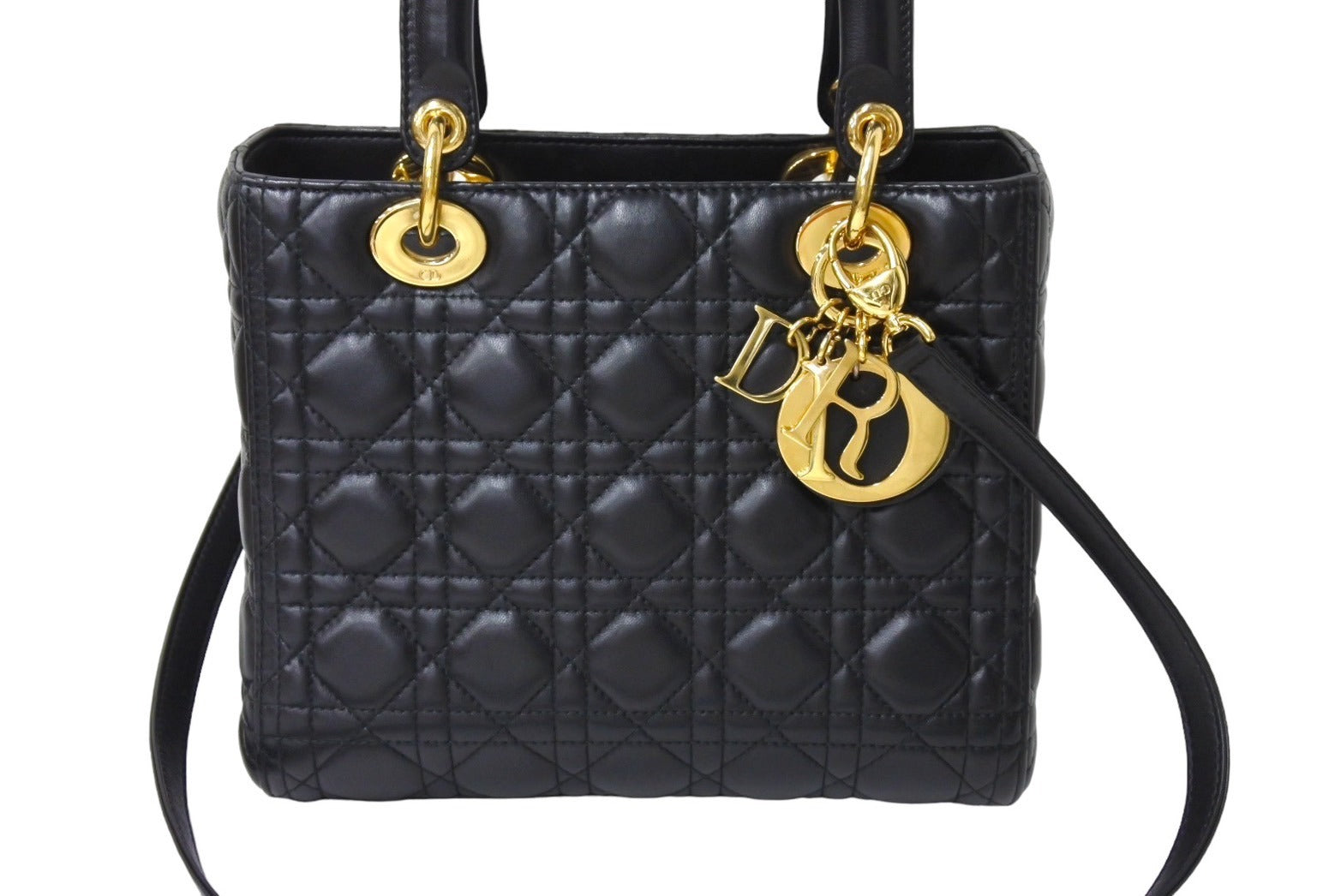 1円 極 ChristianDior ディオール トロッター ゴールド金具 ダブル